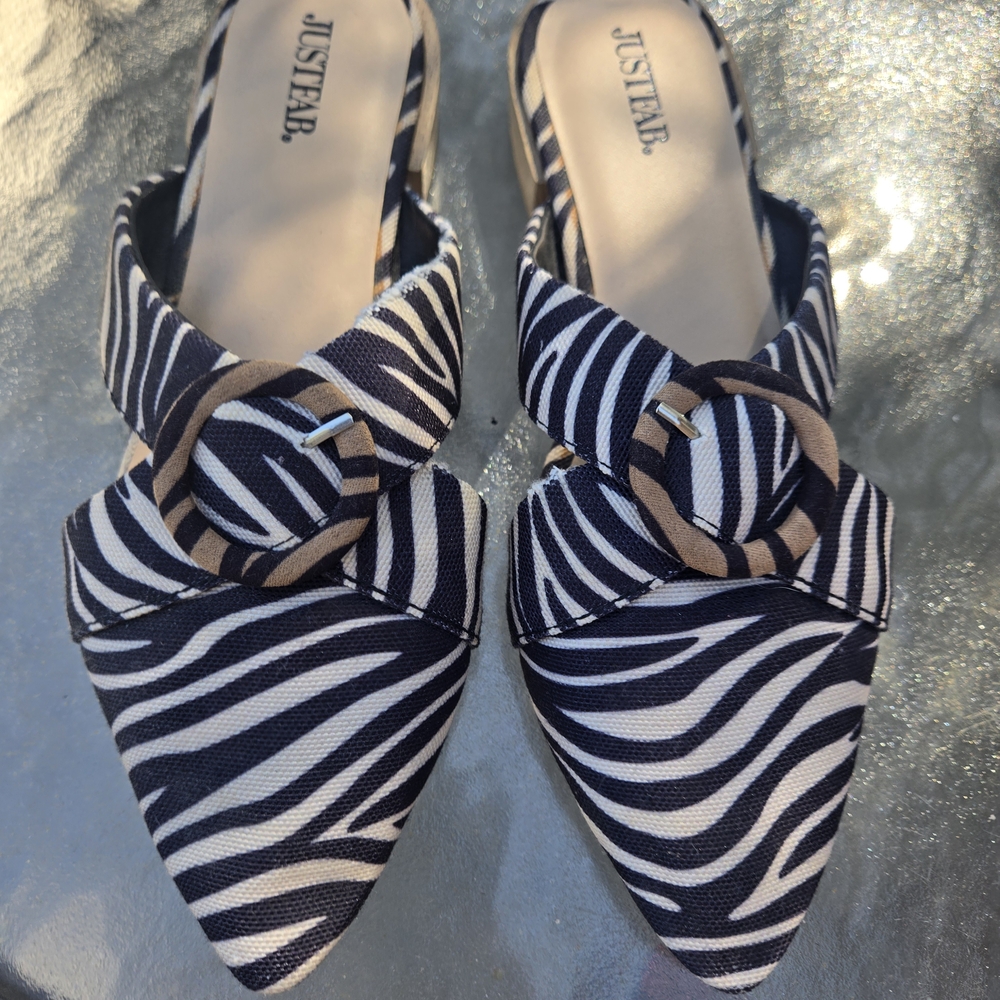 JUSTFAB Zebra Print Women's Shoes